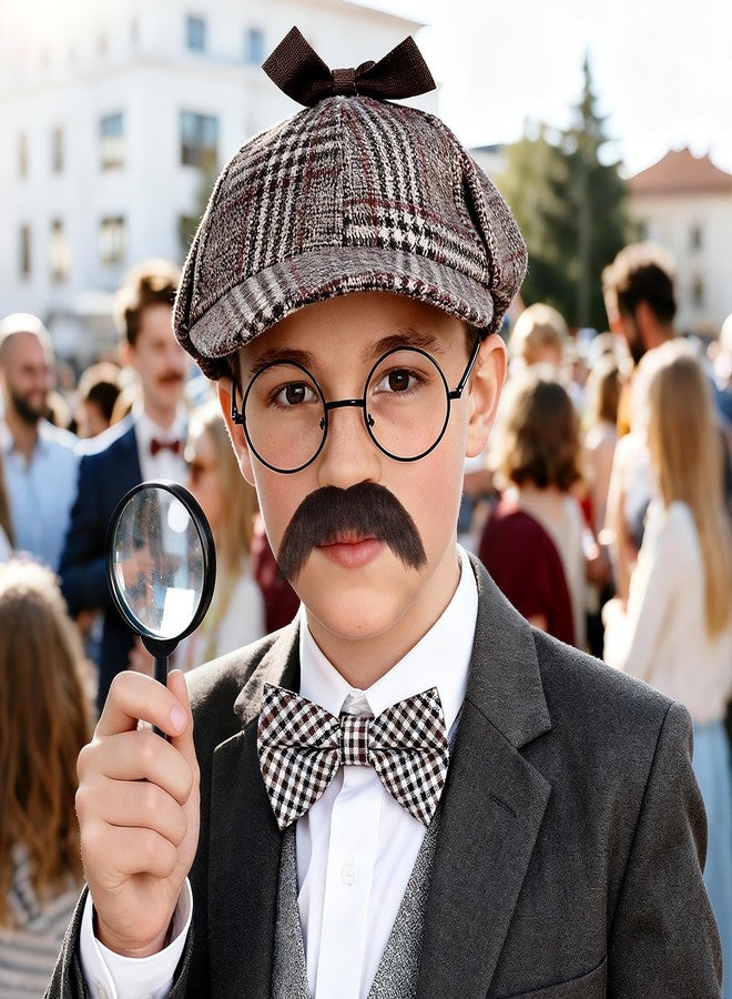 هوفيوكس مجموعة إكسسوارات زي المحقق من HOVEOX، قبعة المحقق كدعامة للهالوين (النمط 1) - Image 5